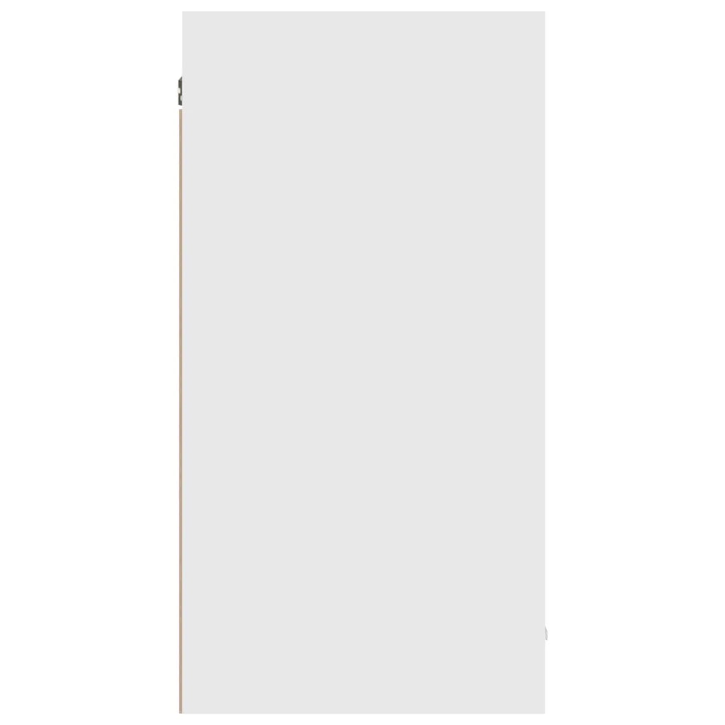 Pensile da cucina a parete con 2 ripiani 80 x 31 x 60 cm legno composito bianco 02_0047683