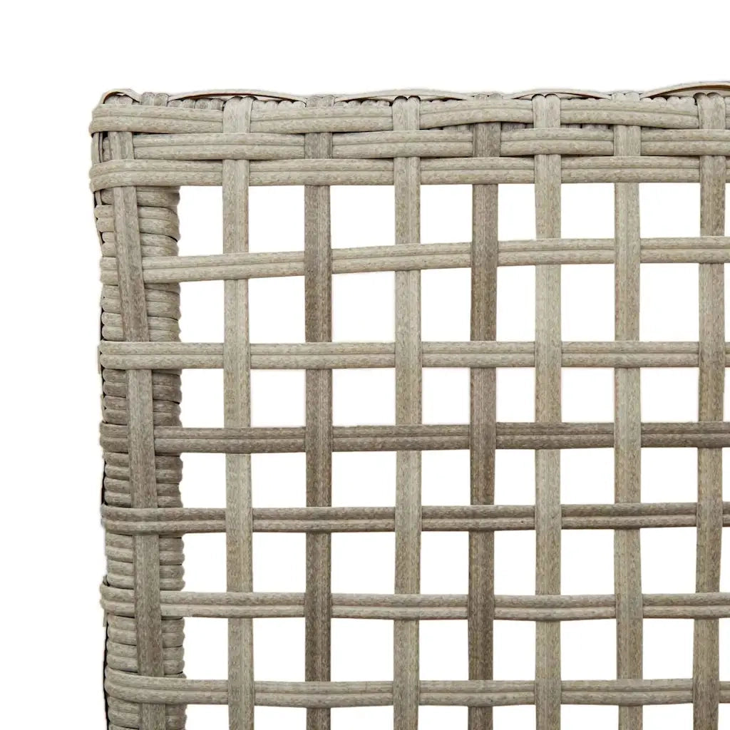Sedia da Giardino 2 pcs Grigio chiaro 55 x 53 x 85 cm 42003450