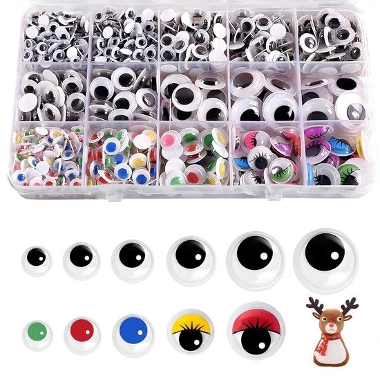 750 pezzi di spugnette autoadesive per hobby - diverse misure