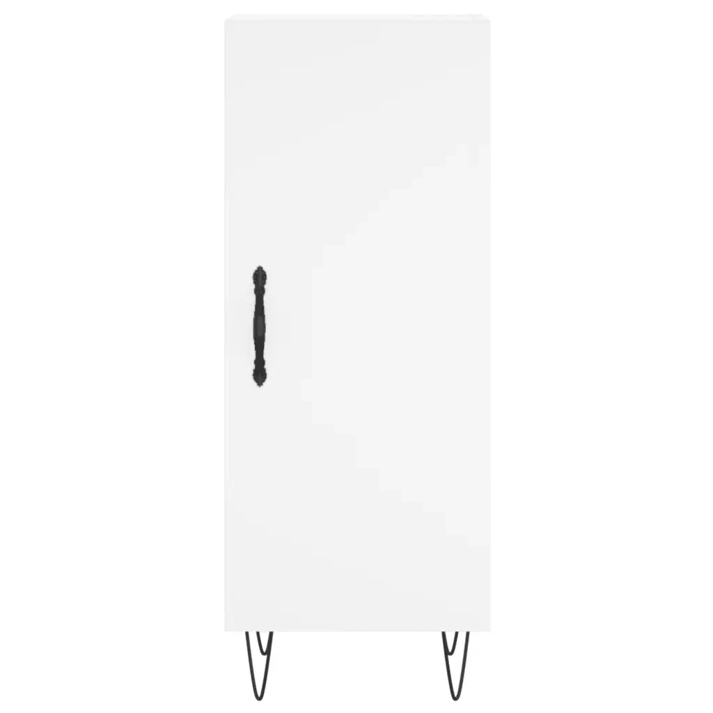 Credenza Bianca 34,5x34x90 cm in Legno Multistrato 828532