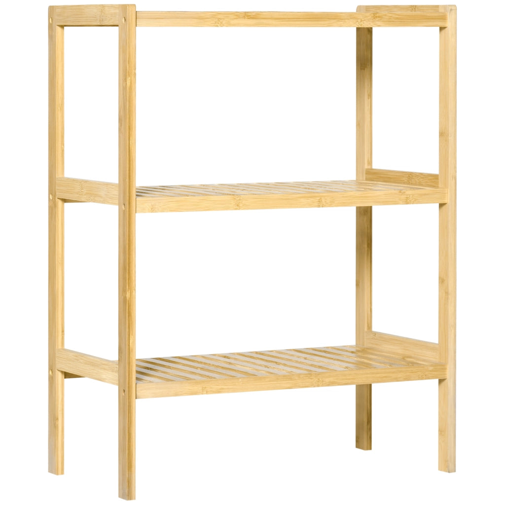 Libreria 3 livelli in bamb¨´ ¨C Minimal ¨C 62x33x80 cm naturale