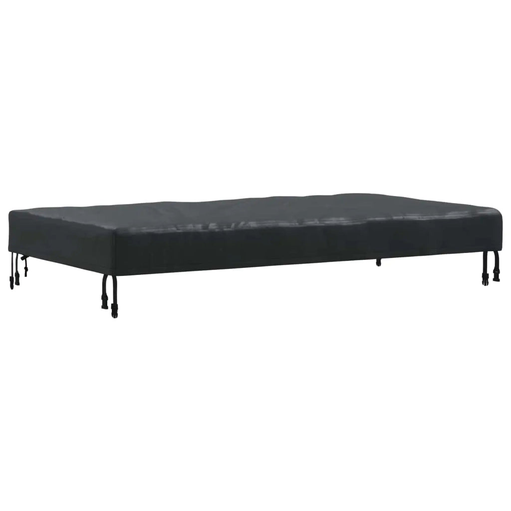 Copertura Tavolo Tinta unita Nero 152 x 92 x 15 cm Tessuto 4106101