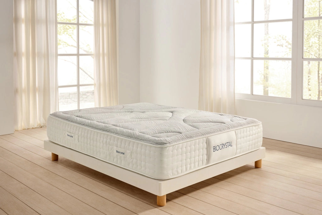 Materasso a molle insacchettate Biocrystal Gold Spring, 30cm, 180x200cm - Moonia