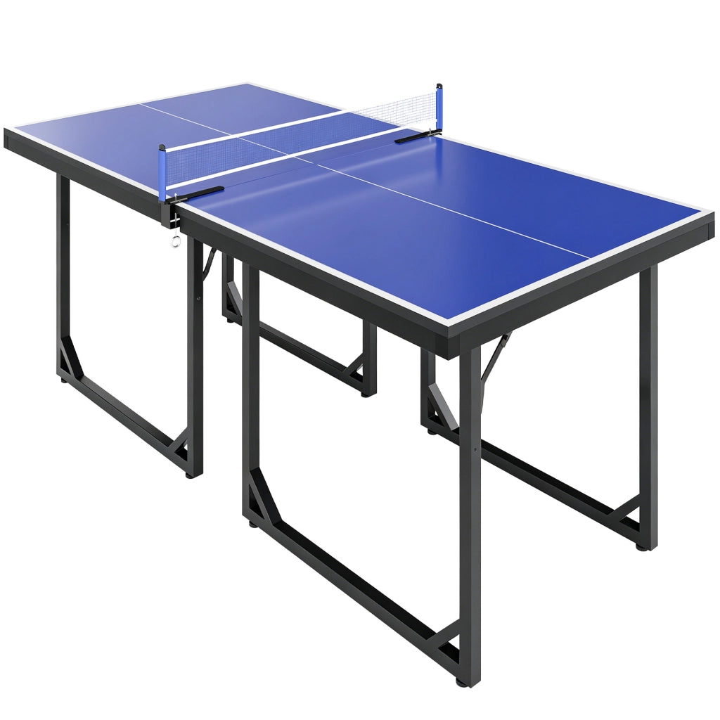 Tavolo da Ping Pong Pieghevole ¨C Minimal ¨C Blu Viola 182x91 cm