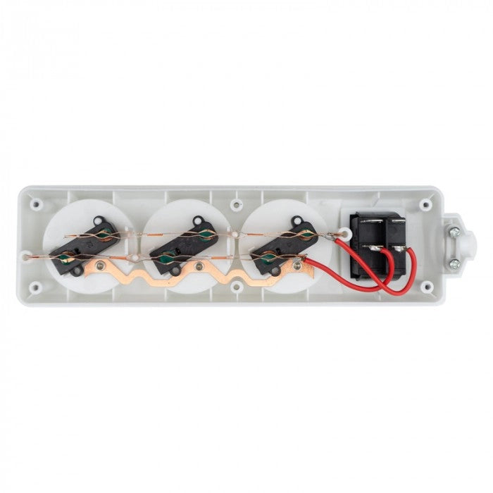 Multipresa 3 prese con interruttore bianca Ecolight