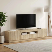 Mobile TV LED a 5 pezzi Rovere Sonoma Legno ingegnerizzato 3416840