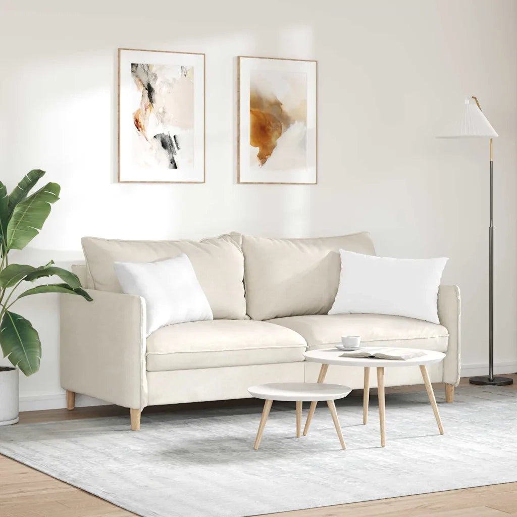 Cuscini da Divano 2 pcs Bianco 60 x 40 cm Tessuto 42013664