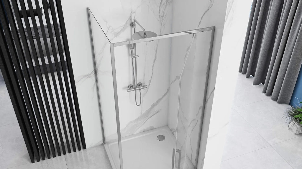 Cabina Doccia Rea Rapid Swing Chrom 120x80