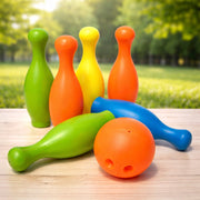 SET PALLA DA BOWLING CON 6 BIRILLI DA 19CM