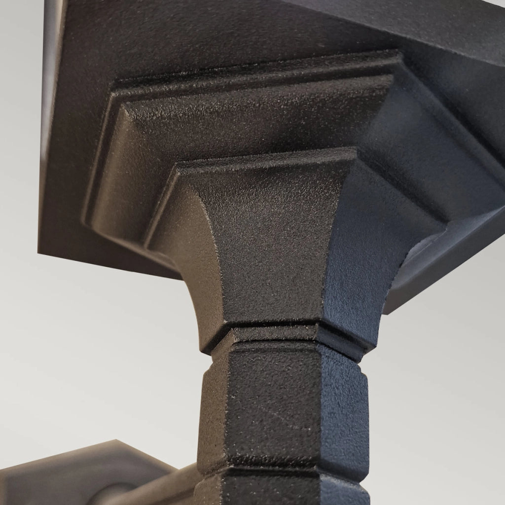 Applique da esterno Elstead Chapel E27 60W nero IP44