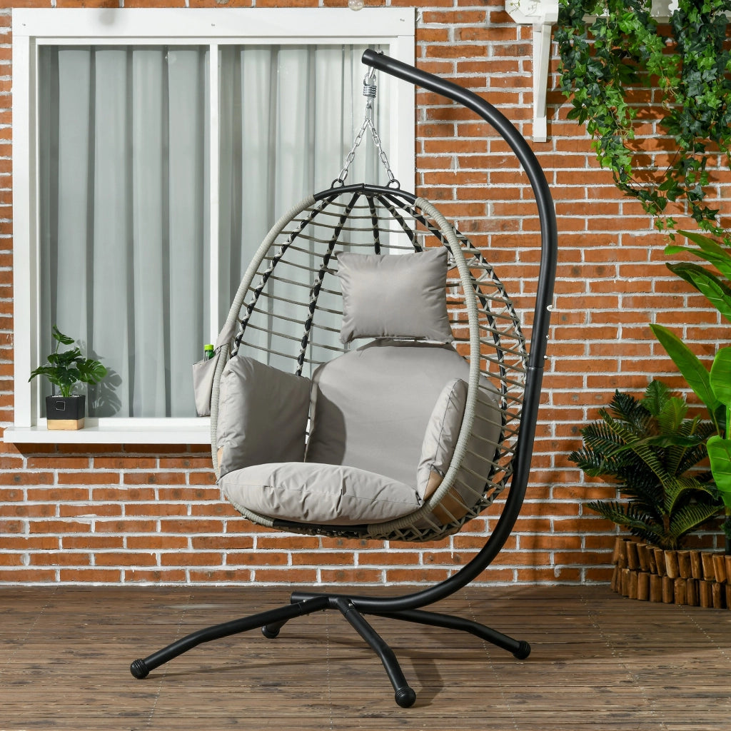 Poltrona a dondolo ¨C zephmum ¨C Grigio