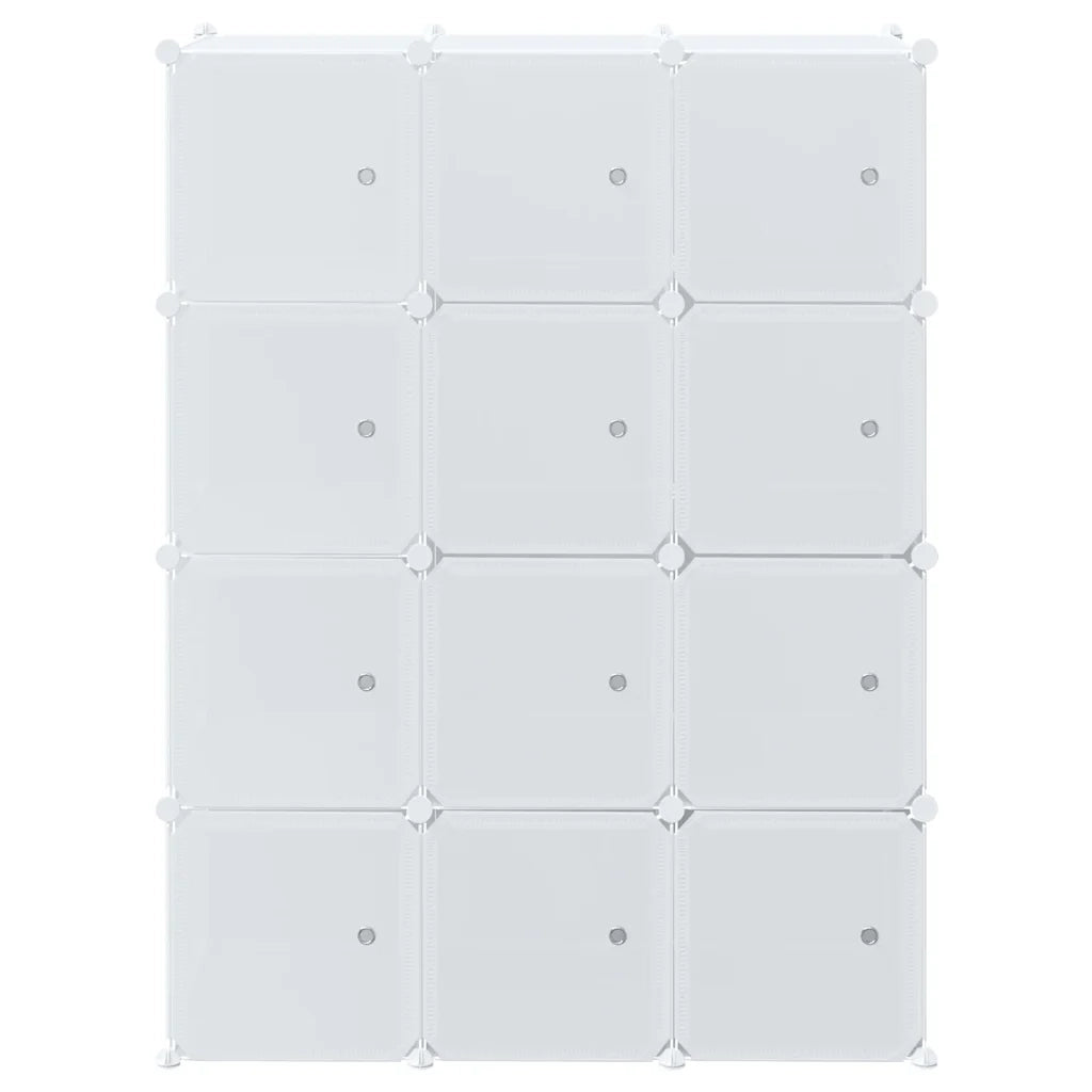 Organizzatore Portaoggetti con 12 Cubi e Aste per Appendere PP 4019583