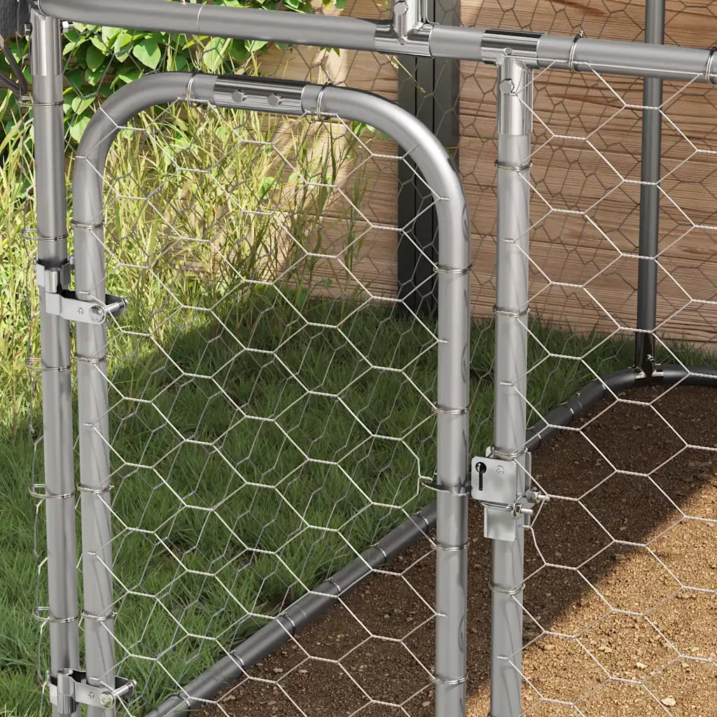Gabbia per Cani da Esterno con Tetto 100x100x150 cm 171495