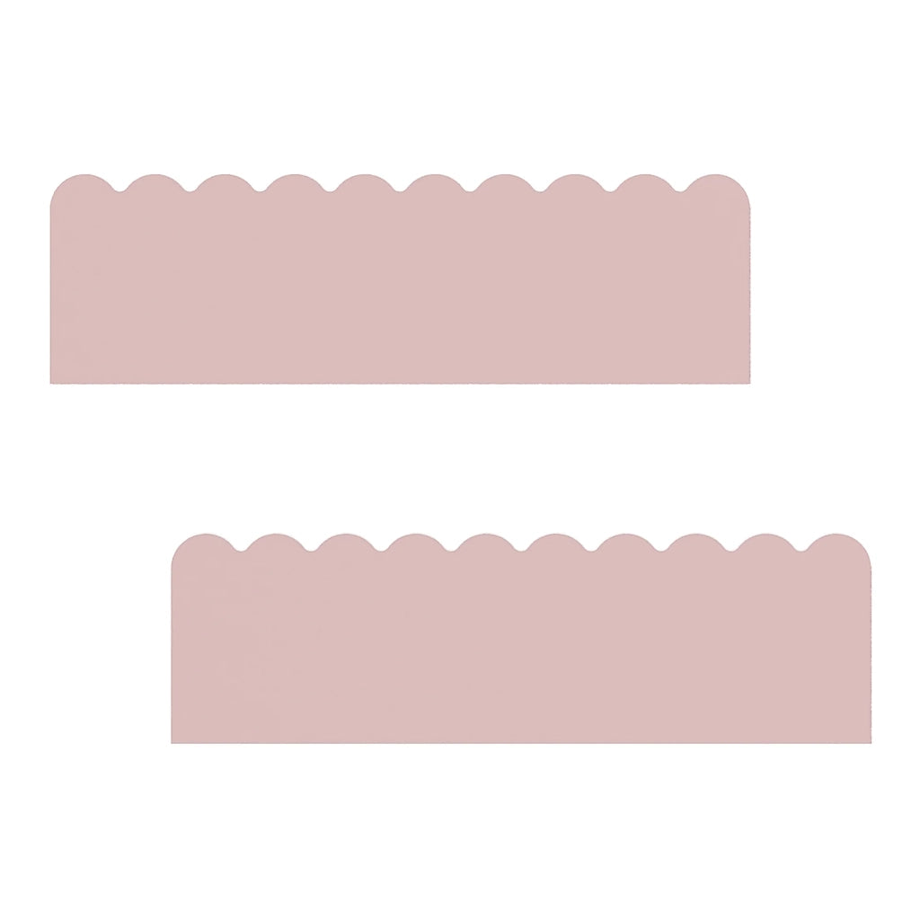 Set di 2 mensole da parete per bambini 40 x 10 x 10 cm rosa 03_0010612