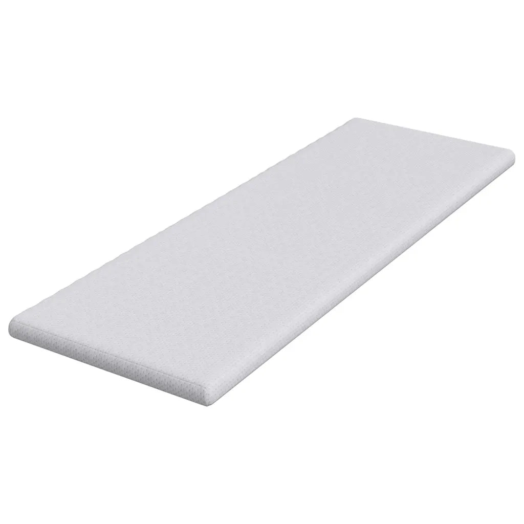 Topper per materasso Bianco 80 x 200 cm Tessuto Jacquard 4106199
