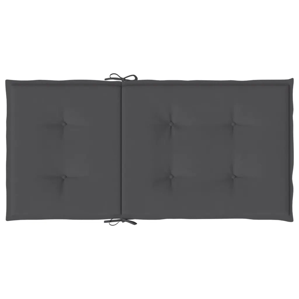 Cuscini per Sedia 4 pz Antracite Tessuto Oxford 47549