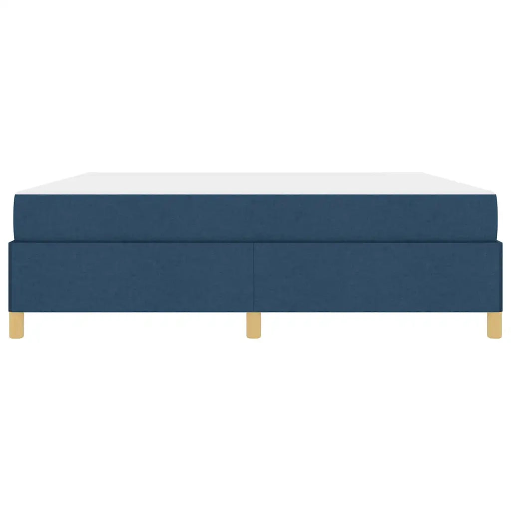 Struttura del letto con materasso Blu 180 x 200 cm Tessuto 3398961