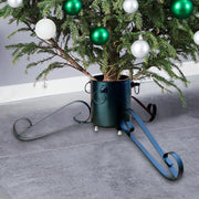 Base per Albero di Natale Verde 58x58x21 cm cod mxl 64795