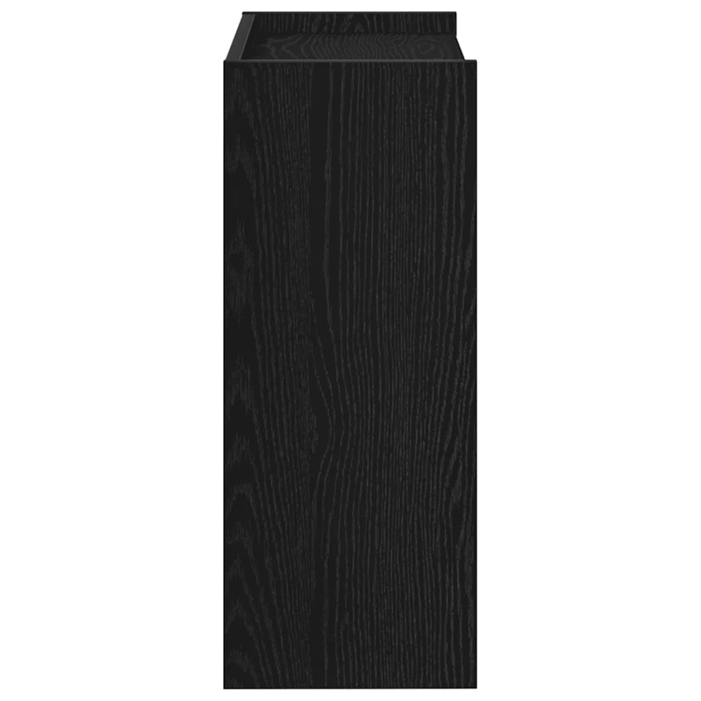 Scarpiera | Mobile per scarpe Nera 60x25x62 cm in Legno Multistrato