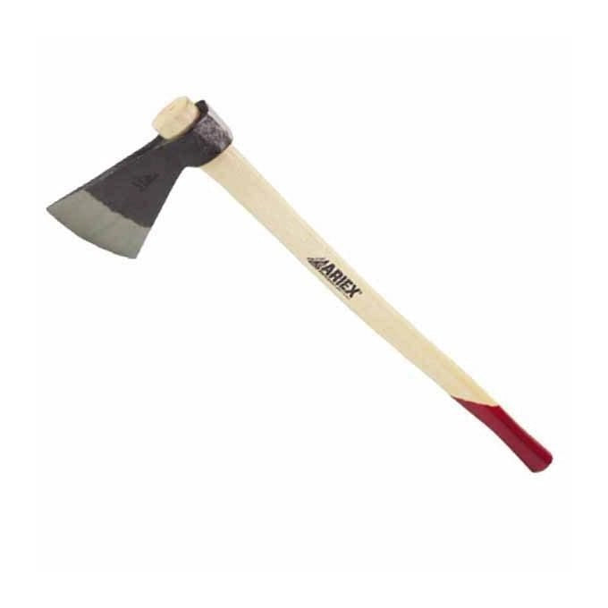 CELSI 1271356 Scure da Taglio Professionale Lama in Acciaio Forgiato e Temprato Manico in Faggio 90 cm colore Naturale