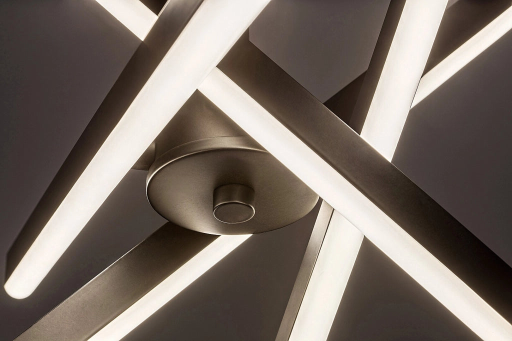 Plafoniera LED Rabalux Matilde nera 30W aste orientabili