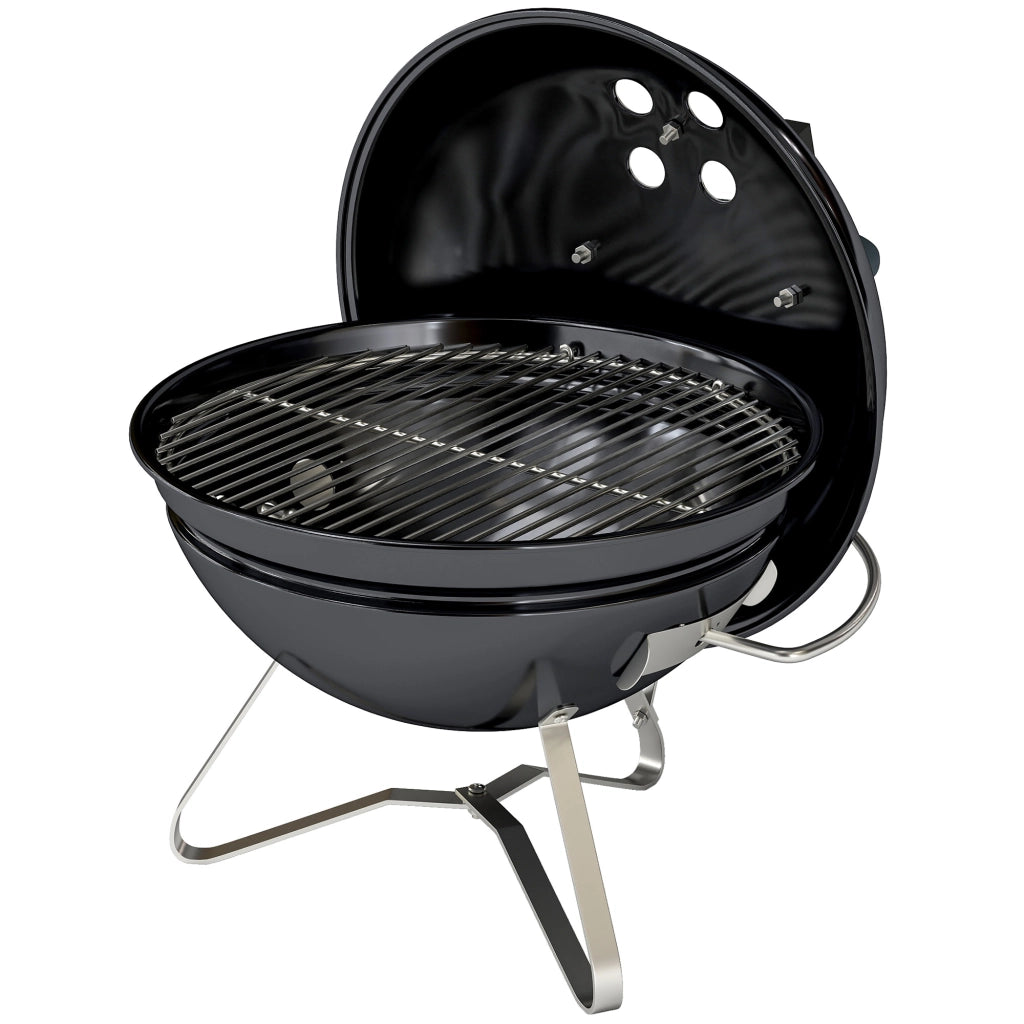 Barbecue a Carbone Portatile con Coperchio ¨C Xylo ¨C Nero 41x41x44 cm