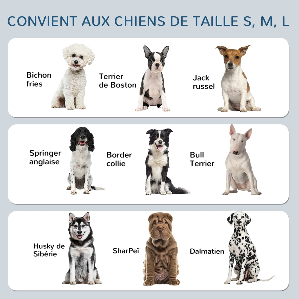 Ciotola per Cane Regolabile in Altezza ¨C zephmum ¨C Acciaio, 2 Pezzi, 11-32 cm