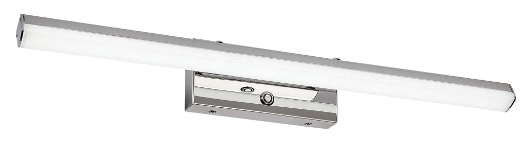 Applique bagno specchio LED 20W CCT dimmer IP44 cromata