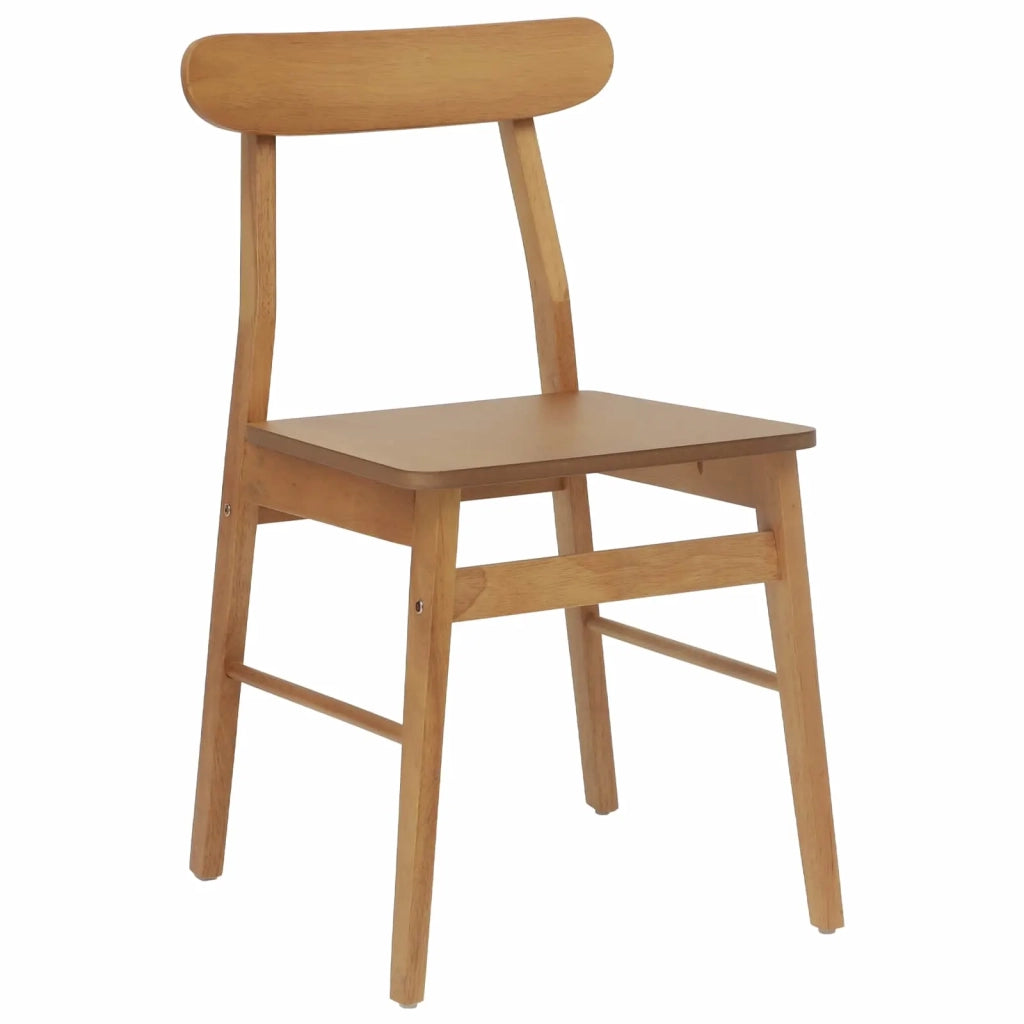 Sedia da pranzo 2 pcs Naturale 43 x 44,5 x 77 cm