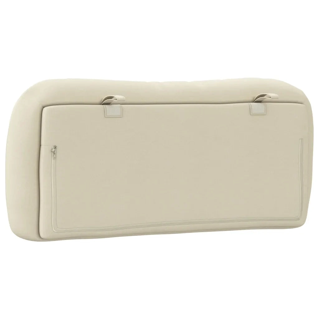 Cuscino Testiera Hvar Crema 80 cm in Tessuto 374530