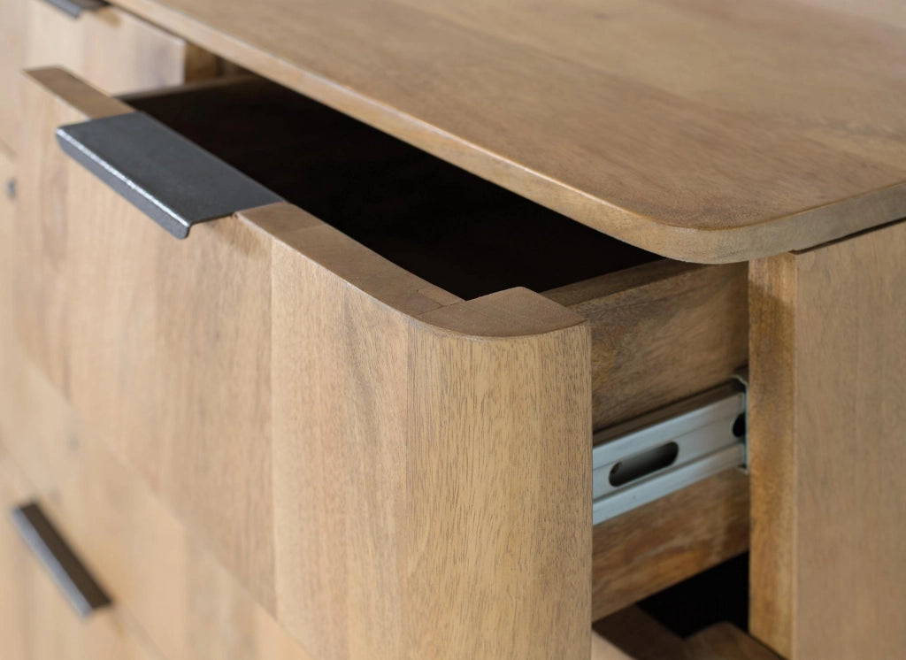 Cassettiera in legno di mango 110 cm