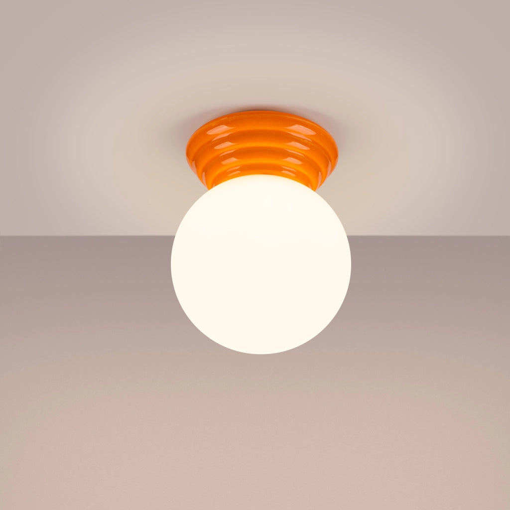 Lampada da soffitto ZORI arancione IP44