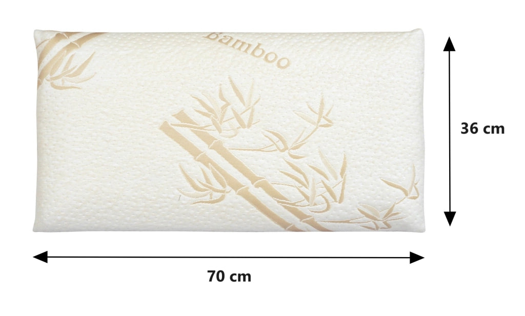 Cuscino in bambù termoplastico AIO FACTORY 70x36 cm - Ortopedico, confortevole
