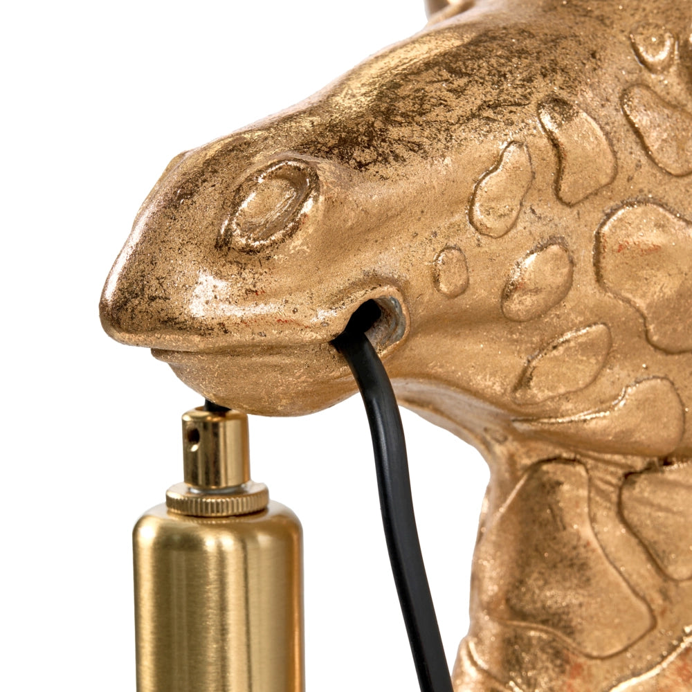 Lampada da parete in poliresina oro Luce da comodino Lampada da lettura a forma di giraffa a tema animale Soggiorno Camera da letto stile glam