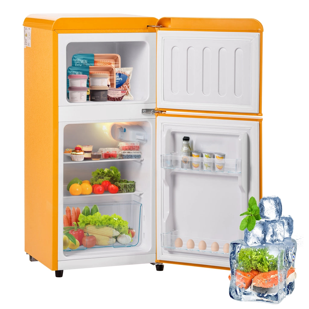 Frigorifero Combinato Retr¨° ¨C MINIMAL ¨C 86,8x45,5 cm, 60L, Classe E, 2 Porte