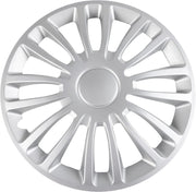 Borchie Set copricerchi auto grigi monza 16'' 4 pezzi in ABS