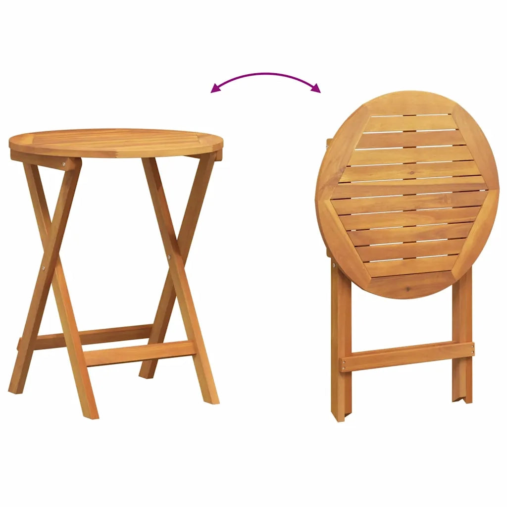 Set da Pranzo per Giardino con cuscino 3 pcs Olio Naturale 4105500