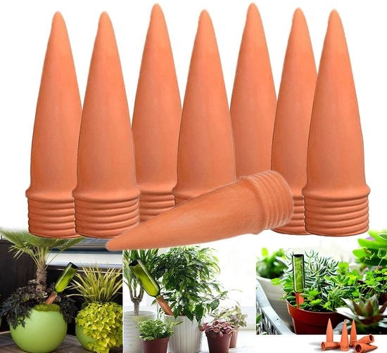Sistema di irrigazione automatico, 8 pezzi, irrigazione a gocce, serbatoio, autoirrigazione, set di irrigazione per piante per giardino, terrazza, serra, fiori, piante.
