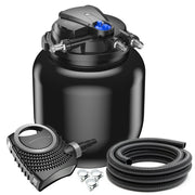 Kit di filtrazione set 100000 litri 55 watt pompa UVC 6000 l/h tubo 5 m 16_0001913