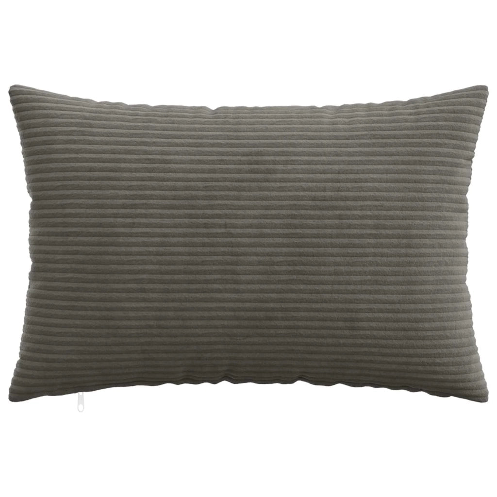 Federa 2 pcs HEERLEN Grigio Scuro 40 x 60 cm corduroy 909209