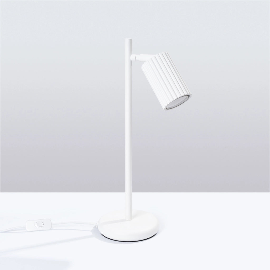 Lampada da tavolo KARBON bianco
