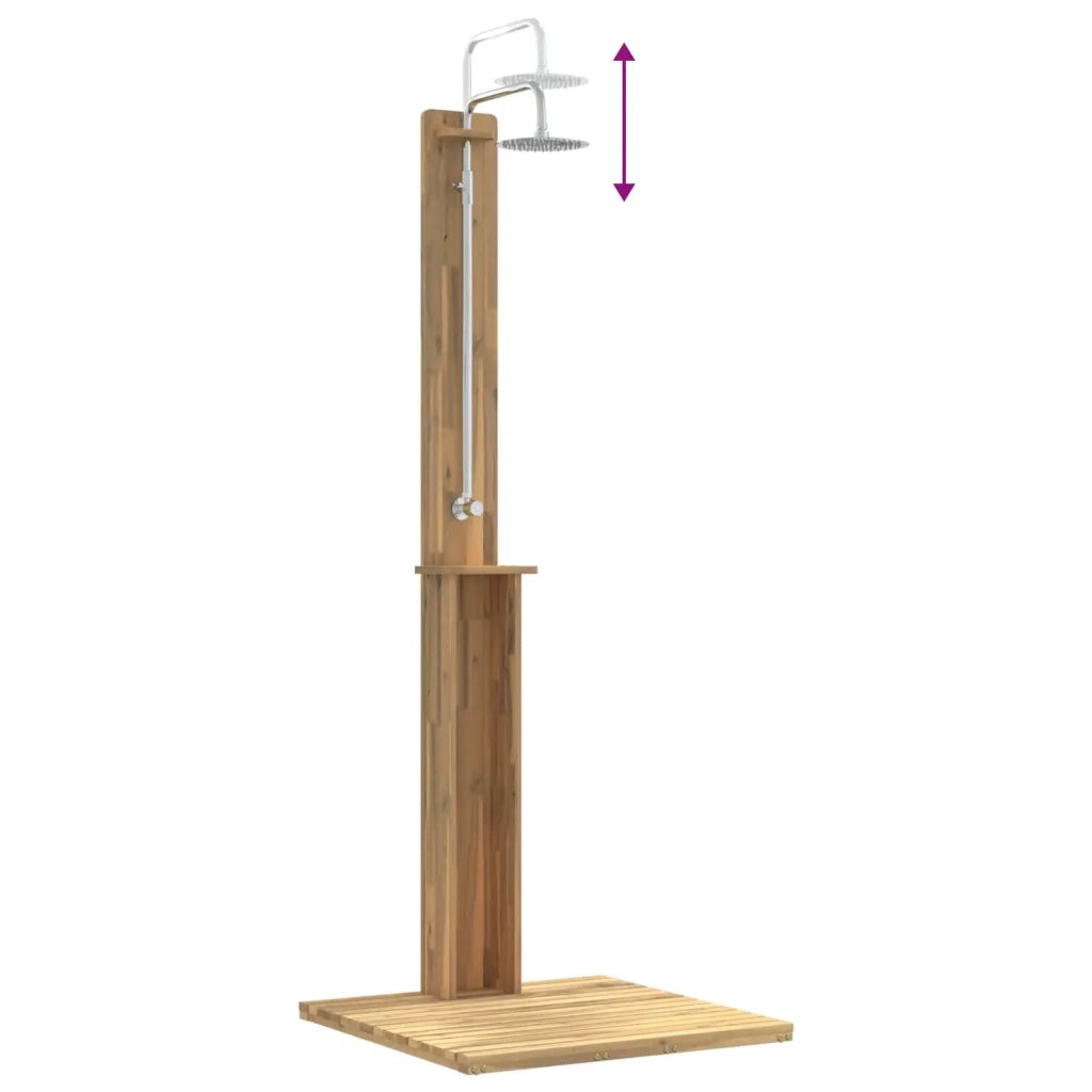 Doccia da esterno 217 cm Bianco 903111
