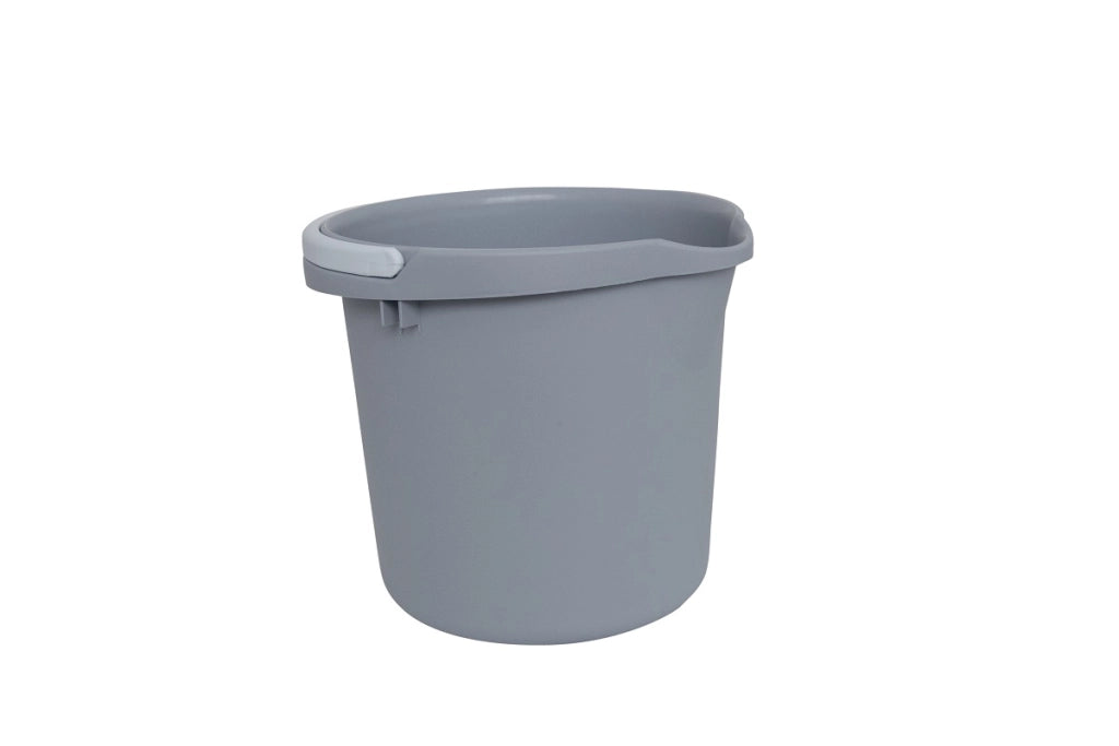 MAURY'S SECCHIO PER PULIZIA CON CAPIENZA 12 LT IN COLORE GRIGIO