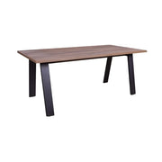 Scrivania Da Vinci cm 180x90 nero e noce brera