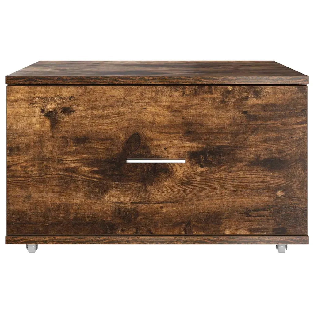 Mobile con Cassetti con ruota Rovere fumé 55 x 45 x 31 cm 869310