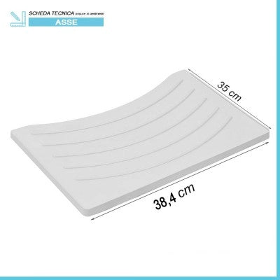 Asse lavapanni 38,4x35 cm in PVC per lavatoio in resina 45x50 cm