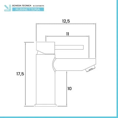 Set miscelatori lavabo e bidet nero opaco con piletta click clack  York