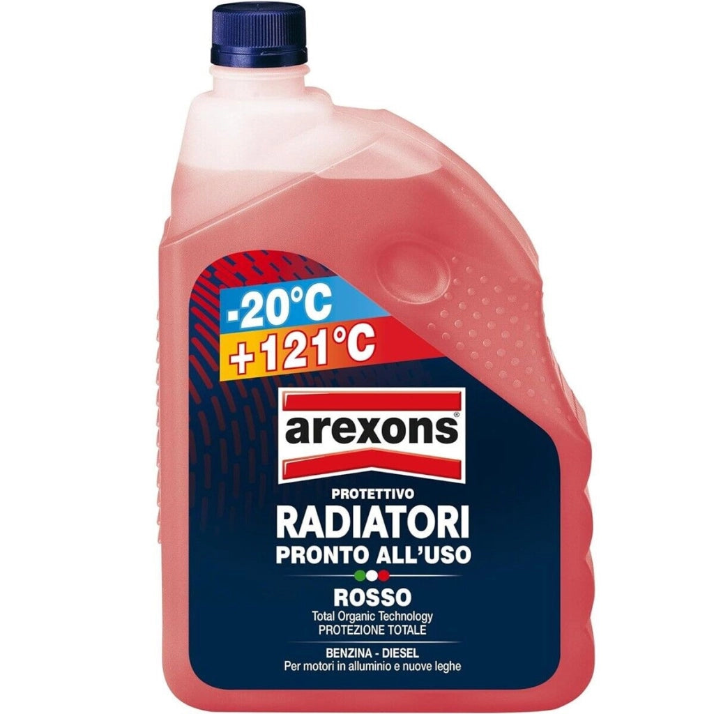 Arexons Protettivo Radiatori Rosso -20?c +121?c - 2l