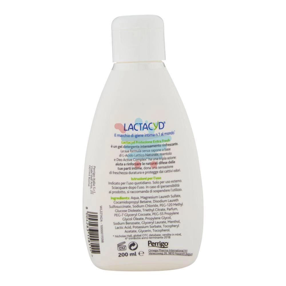 LACTACYD  DETERGENTE INTIMO DA 200ML PROTEZIONE EXTRA FRESH