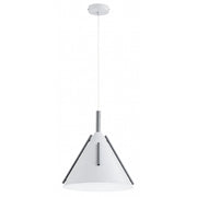 Lampada a sospensione moderna bianco/grigio E27 FALKO Alfa